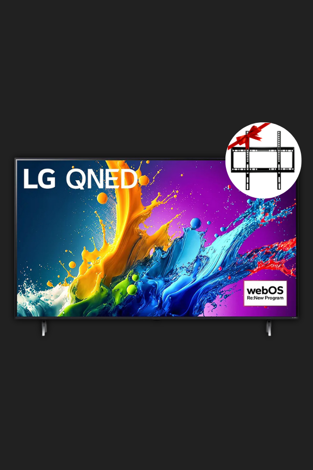smart tv lg 65" qned 4k + soporte de regalo smart tv lg 65" qned 4k + soporte de regalo